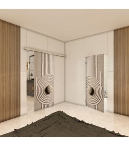 Pendeltür - Fotoprint Model 39 für ein modernes Zuhause