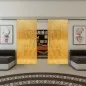 Glasschiebetür SLIM-LINE - Fineprint Modell 029 Gold auf Klarglas Glasschiebetür SLIM-LINE - Fineprint Modell 029 Gold auf Klarglas