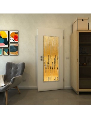 Lichtausschnitt - Fineprint Model 067 Gold auf Klarglas