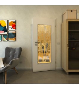 Lichtausschnitt - Fineprint Model 097 Gold auf Klarglas