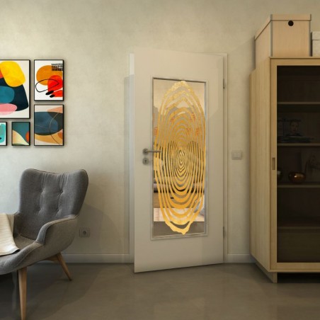 Lichtausschnitt - Fineprint Model 109 Gold auf Klarglas