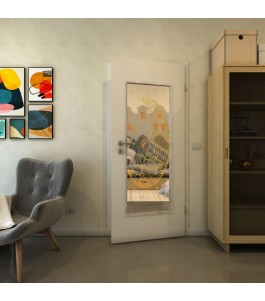 Lichtausschnitt - Fineprint Model 113 Gold auf Klarglas