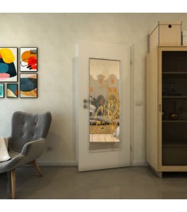 Lichtausschnitt - Fineprint Model 117 Gold auf Klarglas