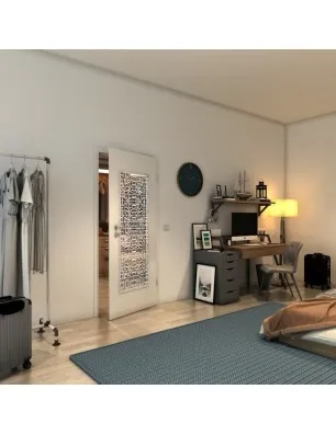 Lichtausschnitt - Fineprint Model 161 Weiss auf Klarglas