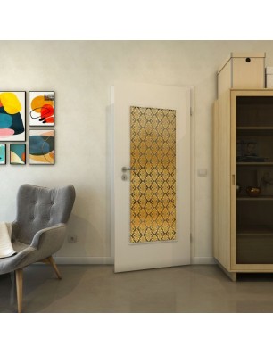 Lichtausschnitt - Fineprint Model 001 Gold auf Grauglas