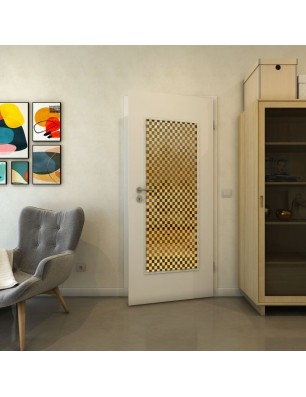 Lichtausschnitt - Fineprint Model 004 Gold auf Grauglas