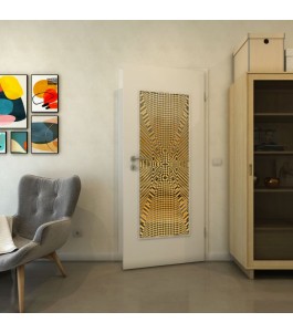 Lichtausschnitt - Fineprint Model 011 Gold auf Grauglas