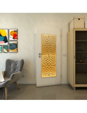 Lichtausschnitt - Fineprint Model 071 Gold auf Grauglas