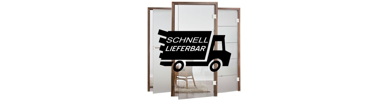 Glastüren schnell lieferbar – Expressversand & Top-Auswahl