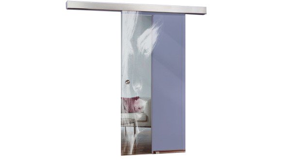 Beauty Motiv-Auf Klarglas Eco-Line Glasschiebetüren