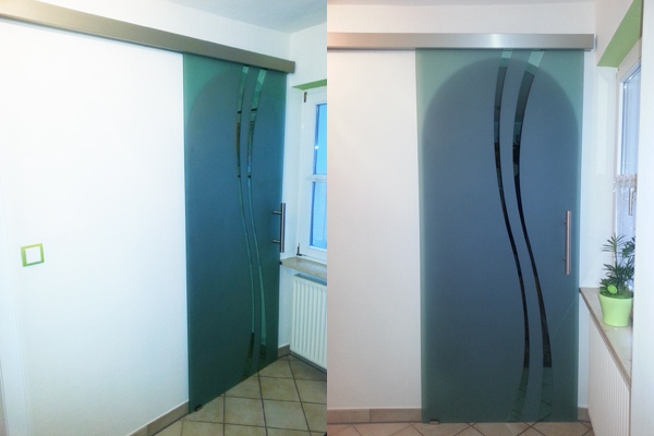 Luxuriöse Glasinnentür für moderne Innenräume – Glastuershop24