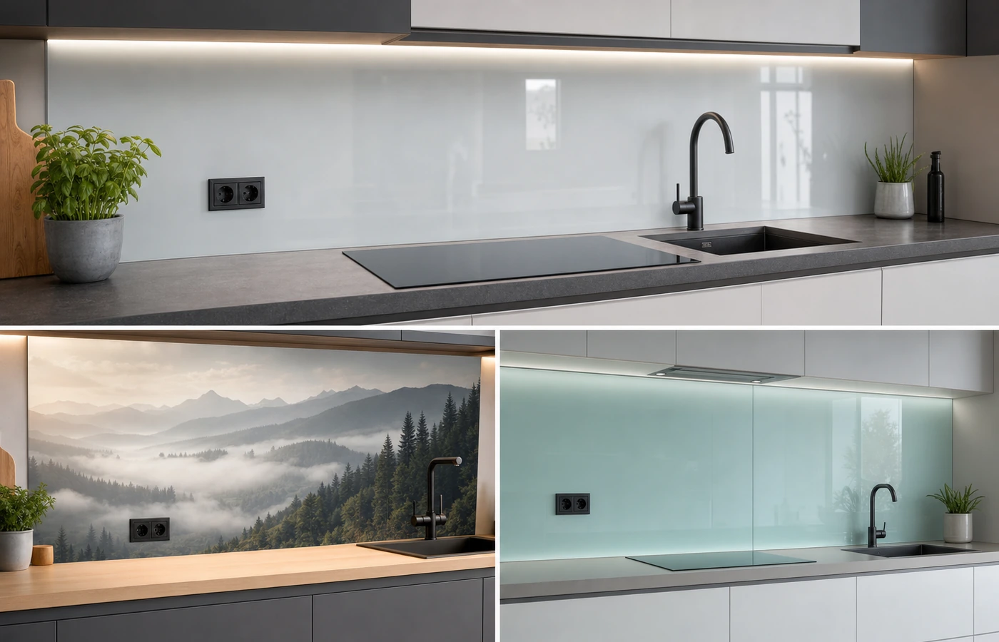 Vorteile einer Glas-Küchenrückwand bei Optik, Pflege und Gestaltung