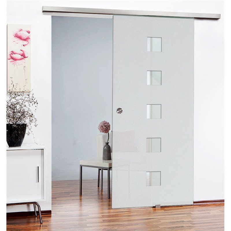 Glasschiebetür für Softclose – den Laufweg im Raum