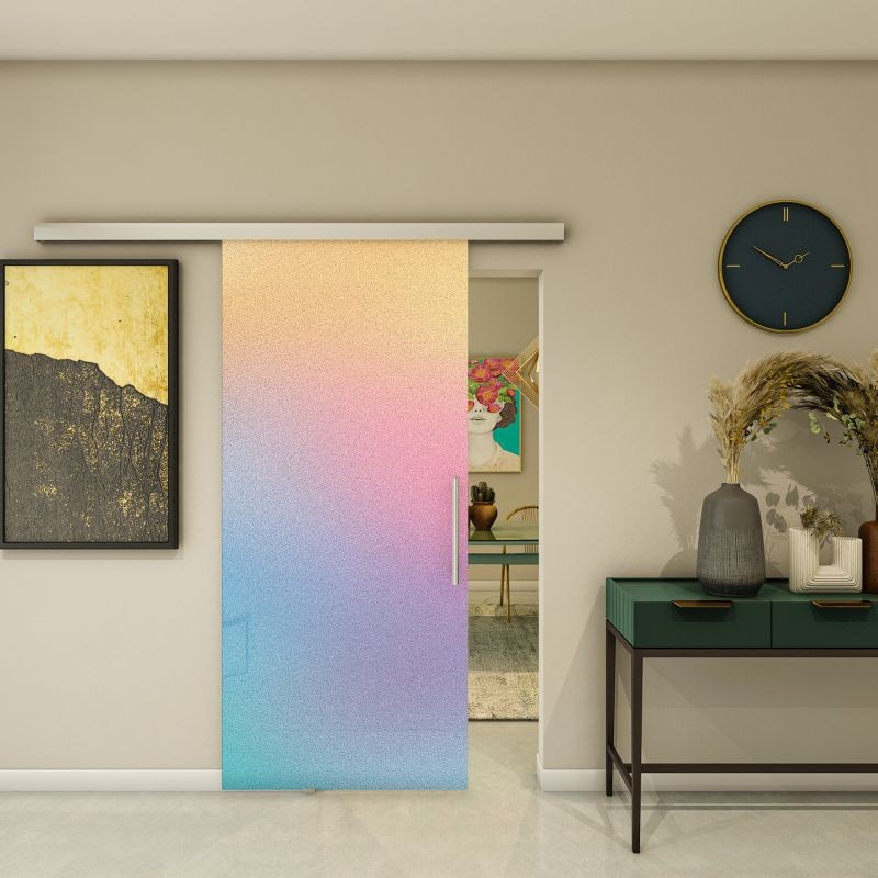 Glasschiebetür für Badezimmer und Sichtschutz – die Oberflächenwirkung