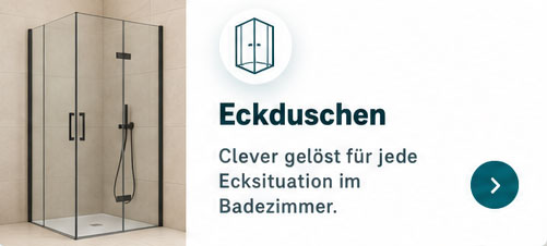 Eckduschen-Badezimmer