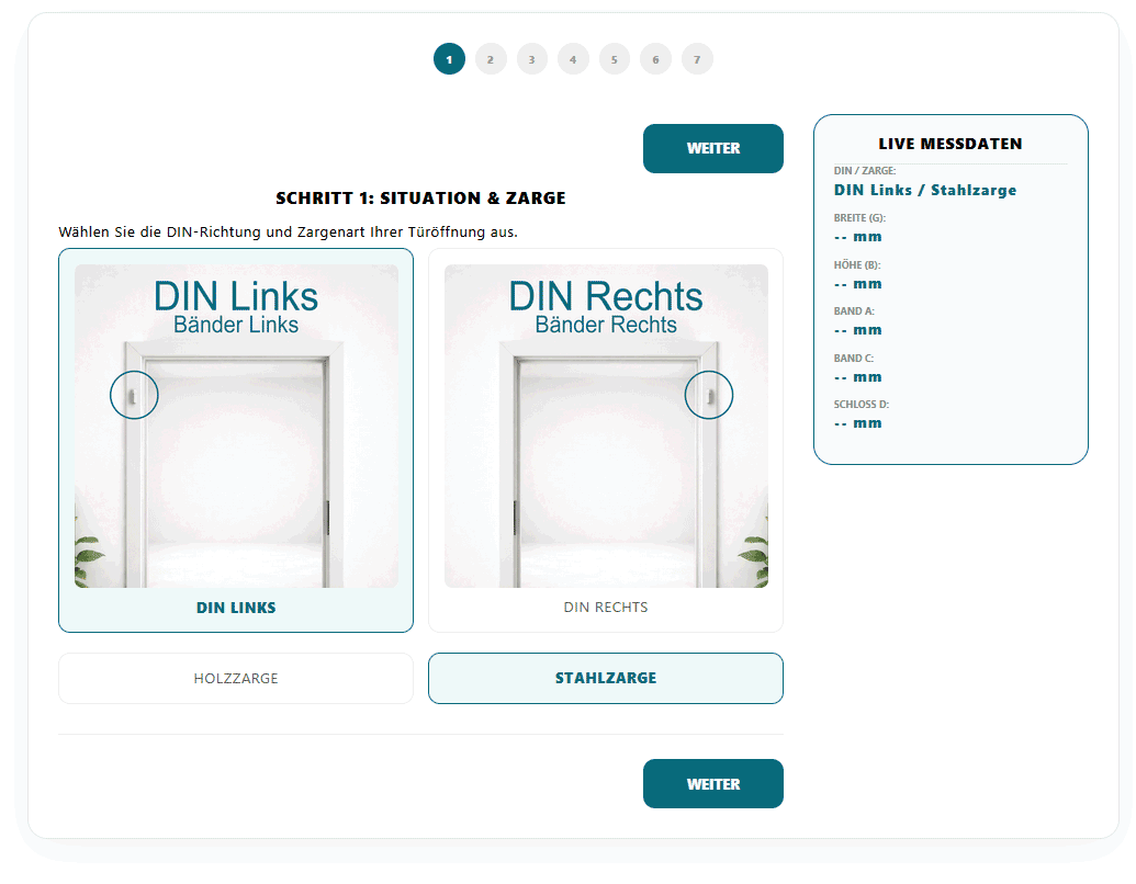 Konfigurator Vorschau