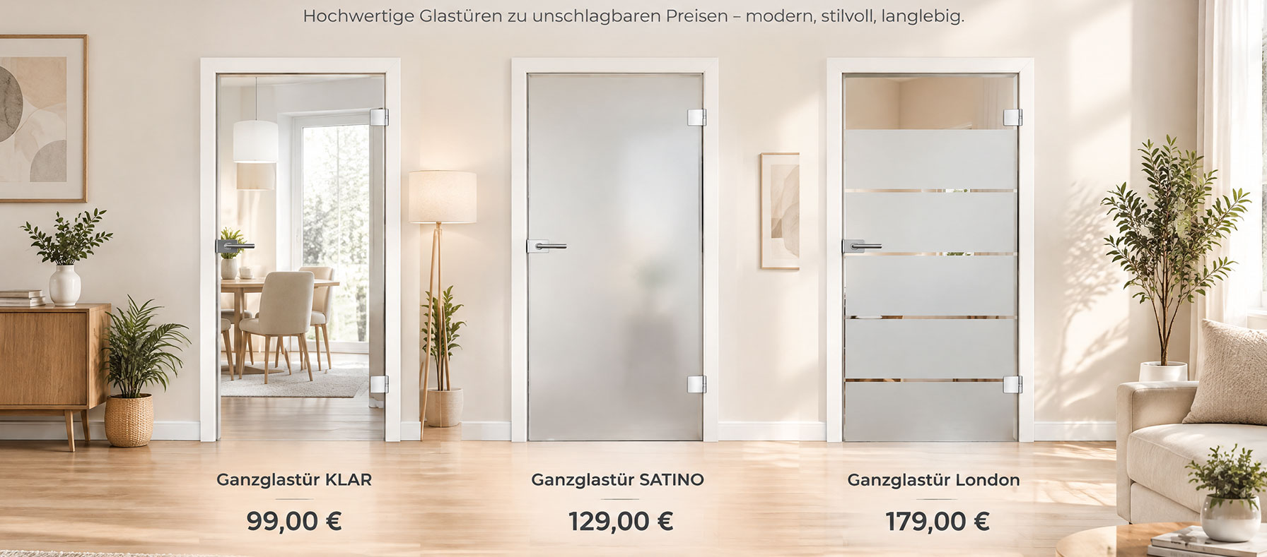 Glastüren - Sale