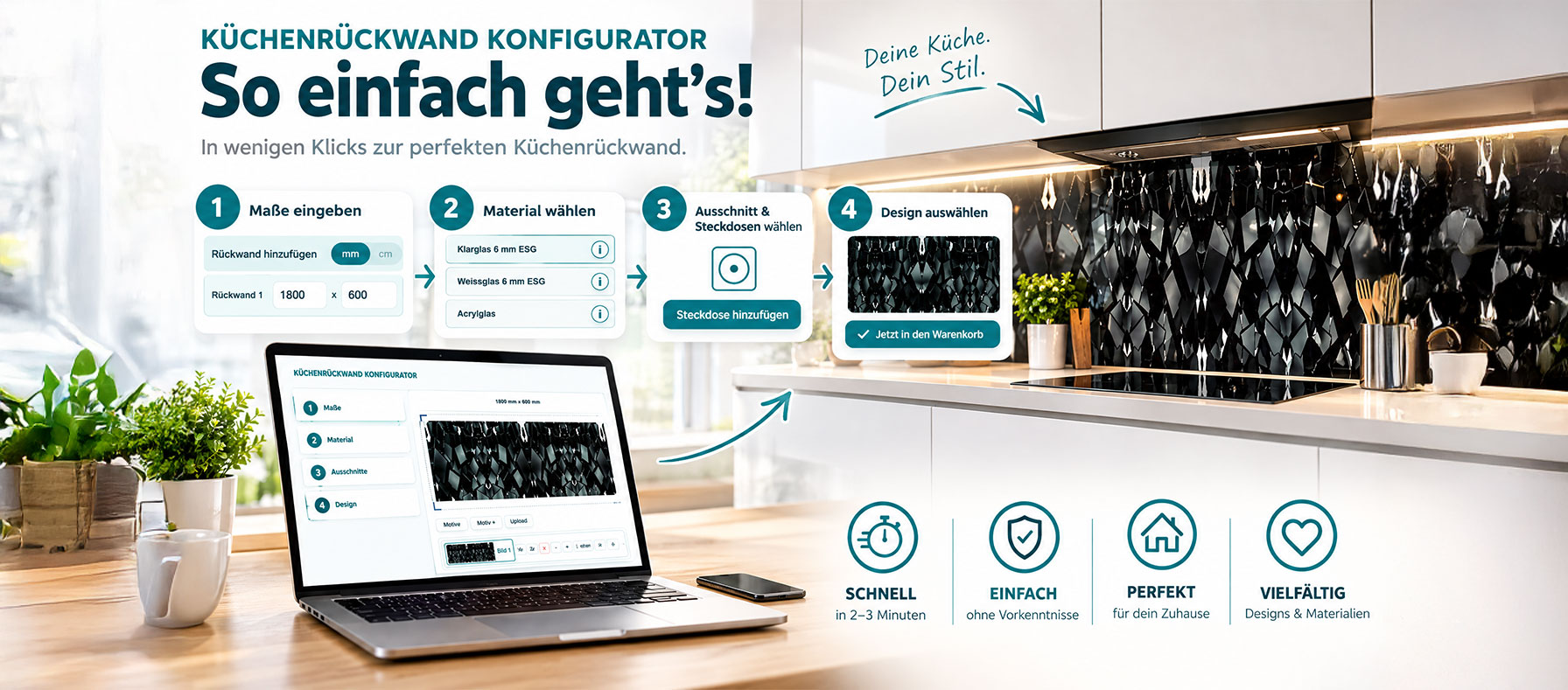 Kücherückwand Konfigrasyon