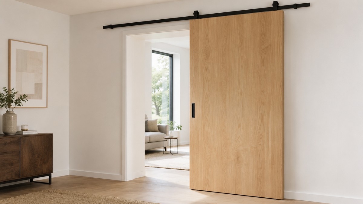 30 mm MDF Schiebetür Vorteile im modernen Innenraum als hochwertige Schiebetür-Lösung.