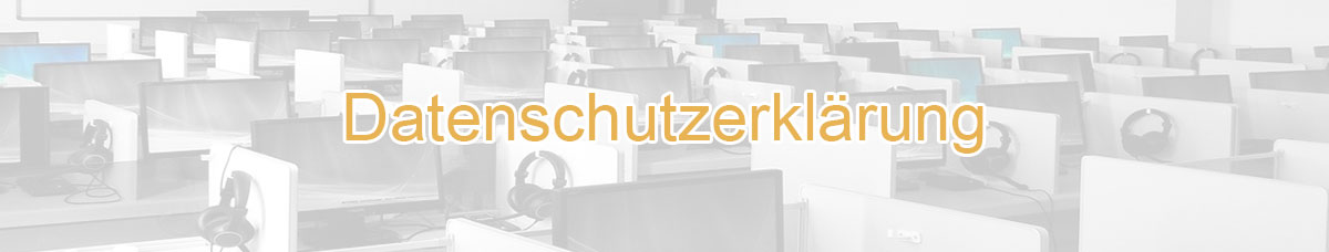 Datenschutzerklärung Datenschutzerklärung