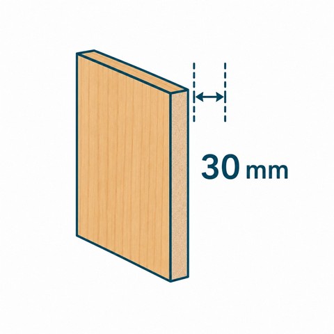 30 mm MDF Vorteile für Holzschiebetüren