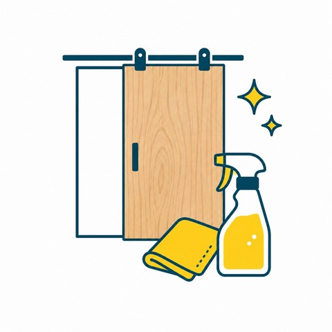 Pflege und Reinigung von Holzschiebetüren